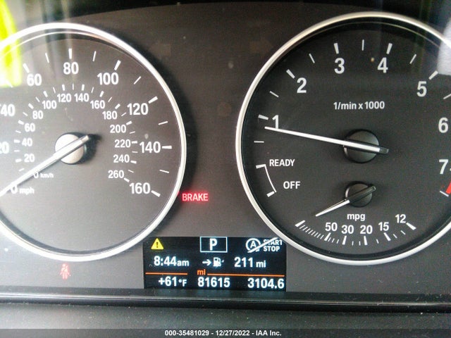 2016 BMW 3 SERIES 320I VIN: WBA8A9C55GK615750