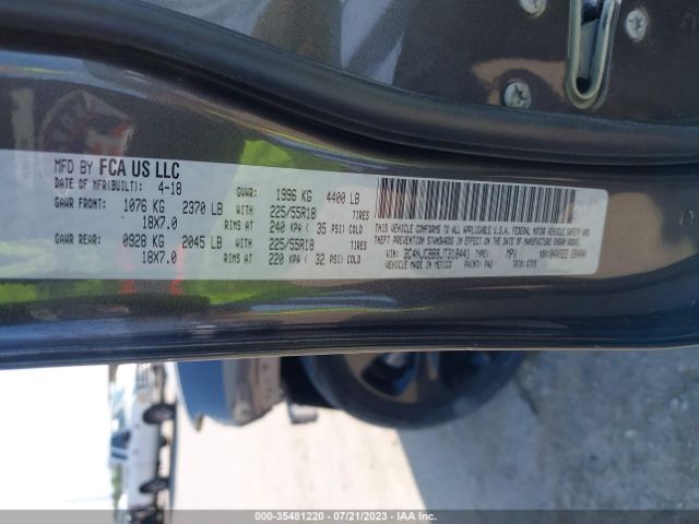 3C4NJCBB8JT318441 Jeep Compass Altitude