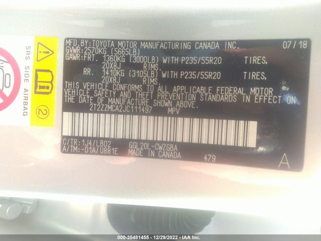 Lexus RX 2018 2T2ZZMCA2JC111497 Image 9