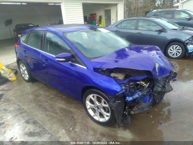 2013 FORD FOCUS TITANIUM VIN: 1FADP3N29DL306309