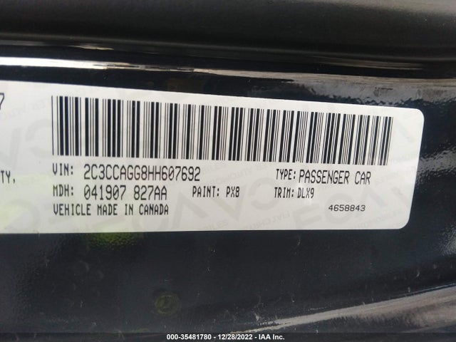 2017 Chrysler 300, VIN: 2C3CCAGG8HH607692