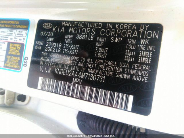 KNDEU2AA4M7130731 KIA SELTOS S