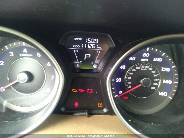2013 HYUNDAI ELANTRA GLS VIN: 5NPDH4AE6DH308777