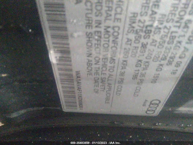 WA1AVAF11KD008304 Audi Q8 PREMIUM
