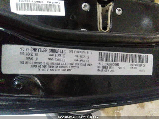 Chrysler 300 300s 2014 2C3CCAGG0EH309665 Image 9