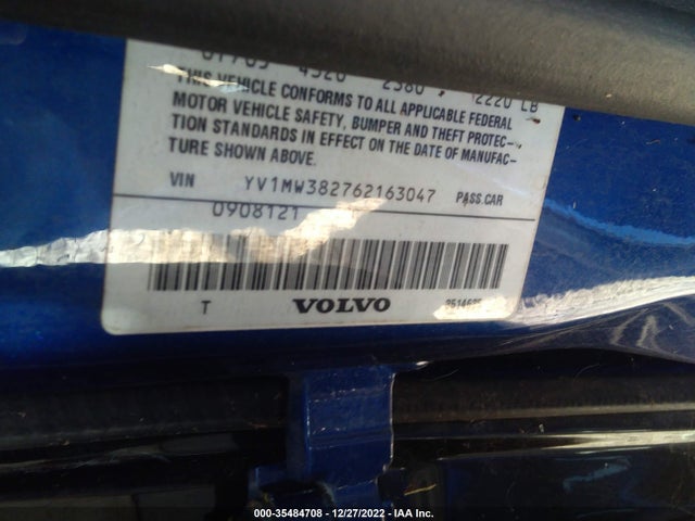 YV1MW382762163047 Volvo V50 2.4l