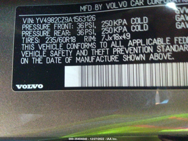 Volvo Xc90 I6 2010 YV4982CZ9A1563126 Image 10