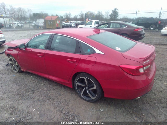 2019 HONDA ACCORD SEDAN SPORT 1.5T VIN: 1HGCV1F32KA076873