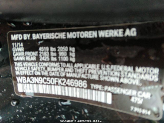 WBA3N9C50FK246986 BMW 4 Series 428i Xdrive