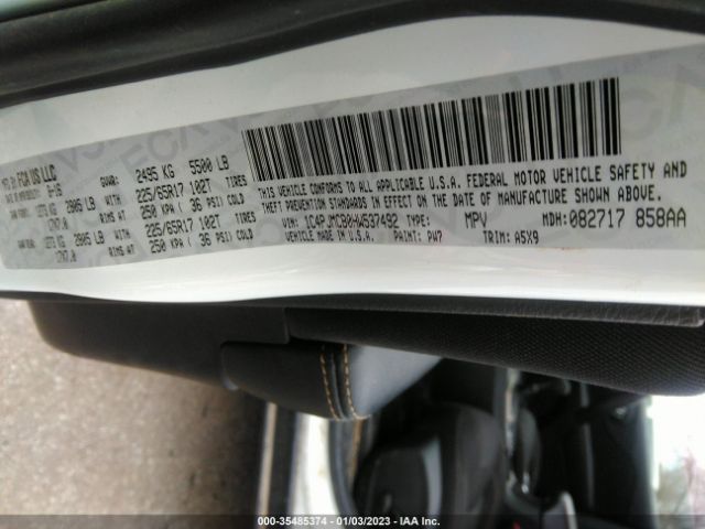 1C4PJMCB0HW537492 Jeep Cherokee Latitude