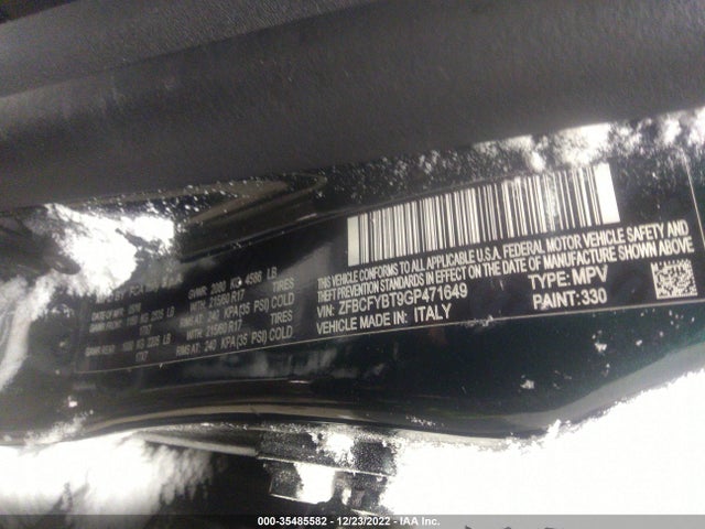 ZFBCFYBT9GP471649 Fiat 500x Easy