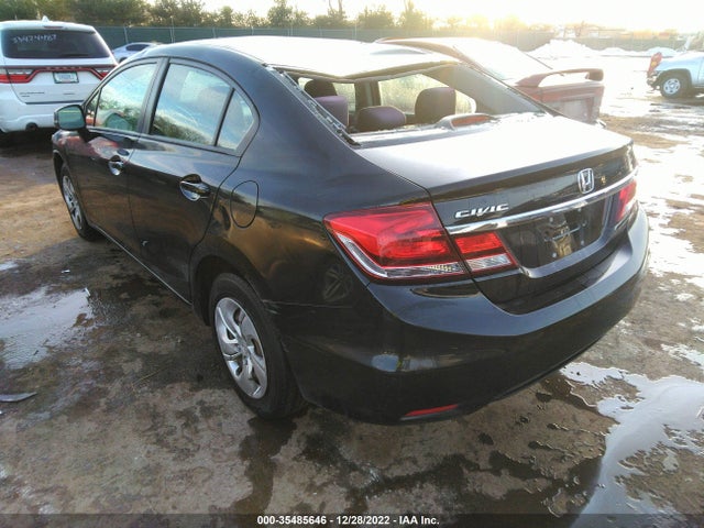 2013 HONDA CIVIC SDN LX VIN: 19XFB2F52DE024834