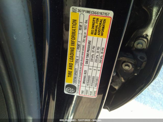 3GTP1MEC5GG167157 GMC SIERRA 1500