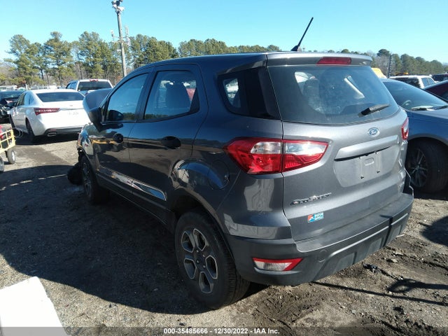 2018 FORD ECOSPORT S VIN: MAJ6P1SLXJC159374