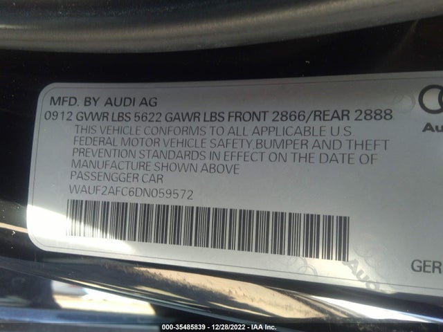 Audi S6 Prestige 2013 WAUF2AFC6DN059572 Image 10