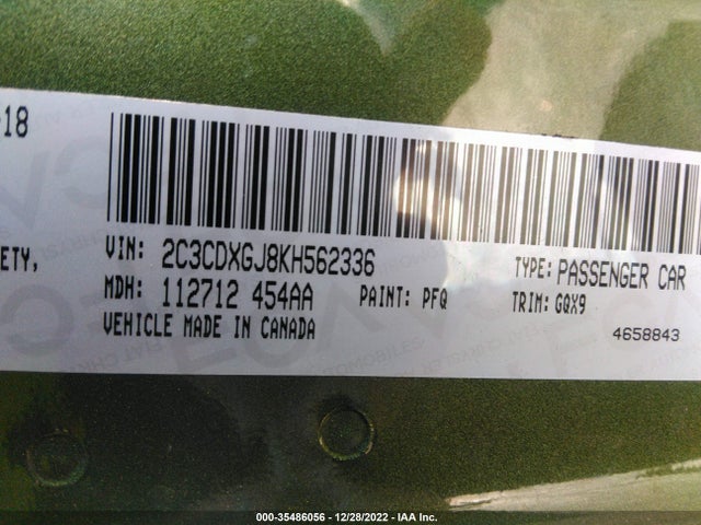 Dodge Charger 2019 2C3CDXGJ8KH562336 Image 9