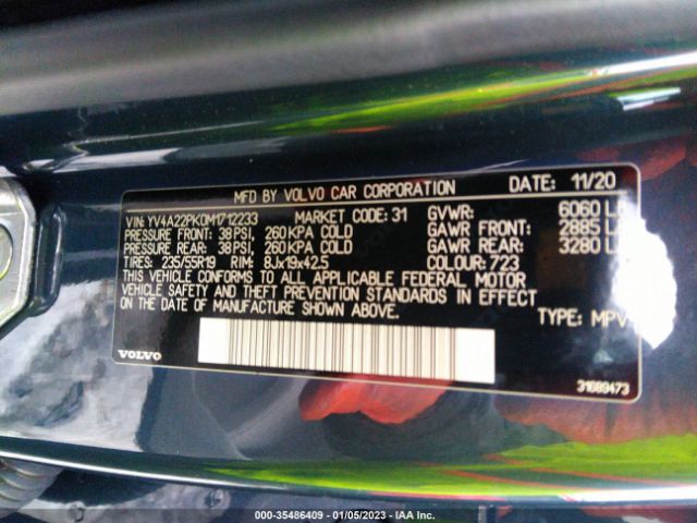YV4A22PK0M1712233 Volvo Xc90 Momentum