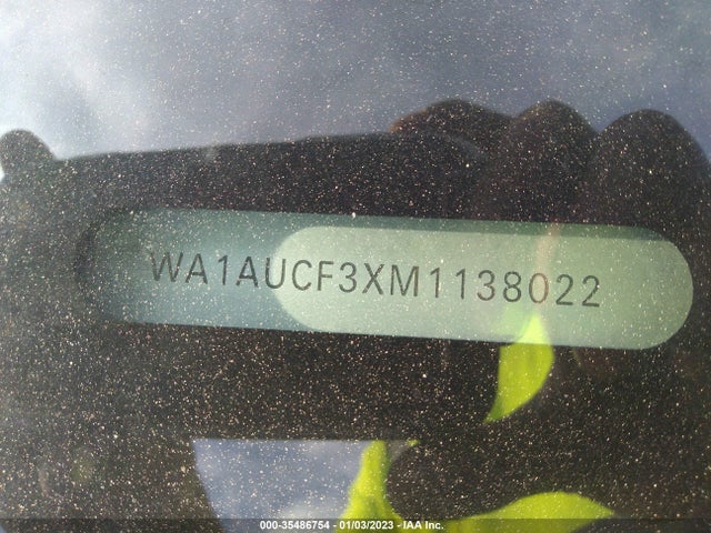 WA1AUCF3XM1138022 Audi Q3 PREMIUM