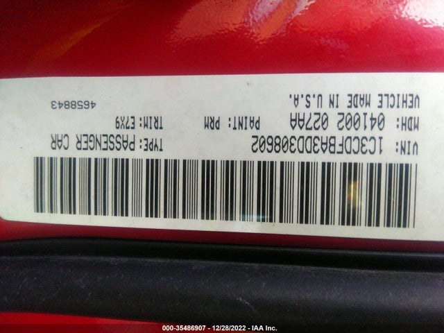Dodge Dart 2013 1C3CDFBA3DD308602 Image 10