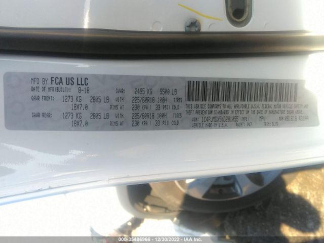 1C4PJMDX5KD281055 Jeep Cherokee Limited