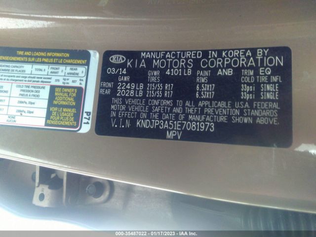 KNDJP3A51E7081973 KIA SOUL +