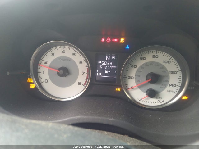 2013 SUBARU IMPREZA WAGON 2.0I SPORT LIMITED VIN: JF1GPAS6XDH201595