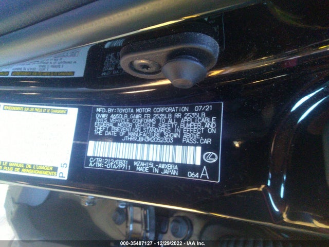 2021 Lexus UX, VIN: JTHR9JBH3M2052303