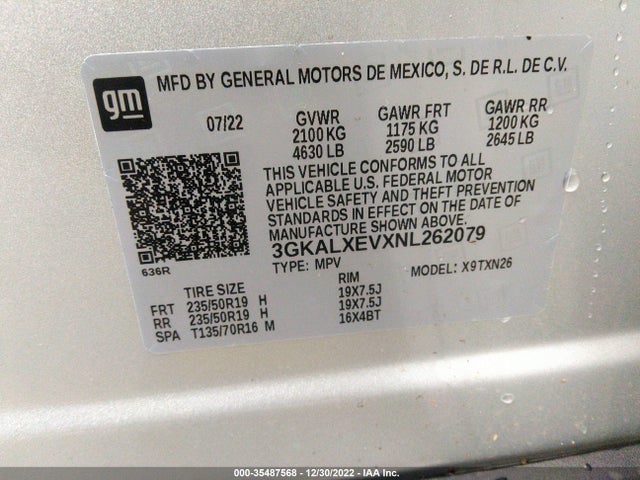 GMC Terrain Denali 2022 3GKALXEVXNL262079 Image 9