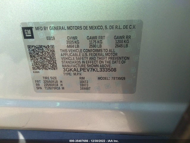 GMC Terrain Slt 2019 3GKALPEV7KL333508 Image 11