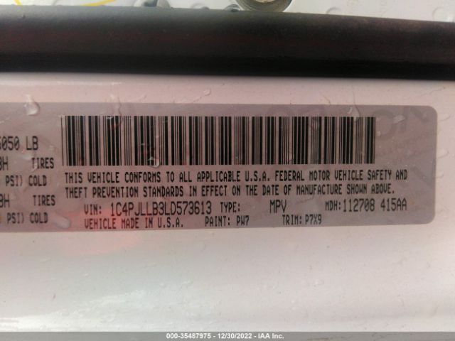 1C4PJLLB3LD573613 Jeep Cherokee Altitude
