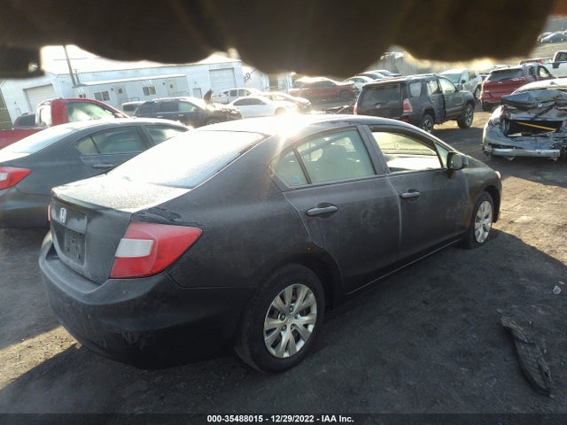 2012 HONDA CIVIC SDN LX VIN: 2HGFB2F54CH611055