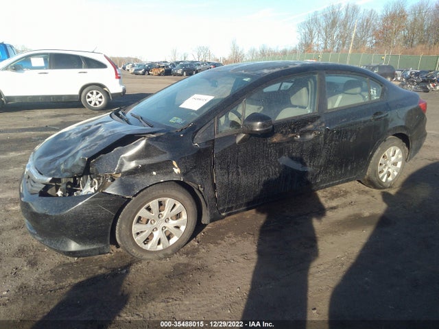 2012 HONDA CIVIC SDN LX VIN: 2HGFB2F54CH611055