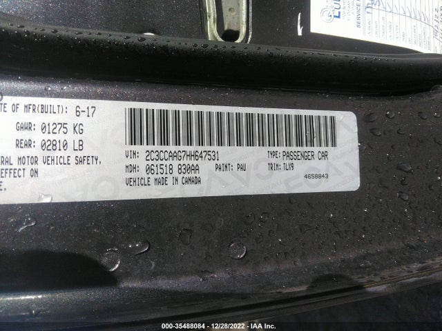 2017 Chrysler 300, VIN: 2C3CCAAG7HH647531