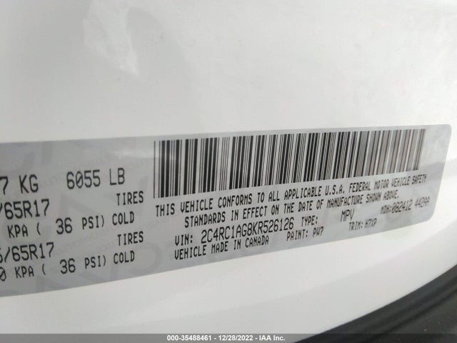 Chrysler PACIFICA L 2019 2C4RC1AG8KR526126 Image 9