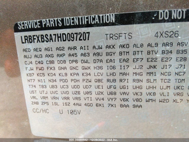2017 Buick Envision, VIN: LRBFXBSA7HD097207
