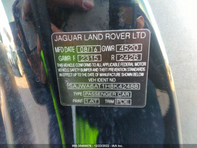 SAJWA6AT1H8K42488 Jaguar F-Type