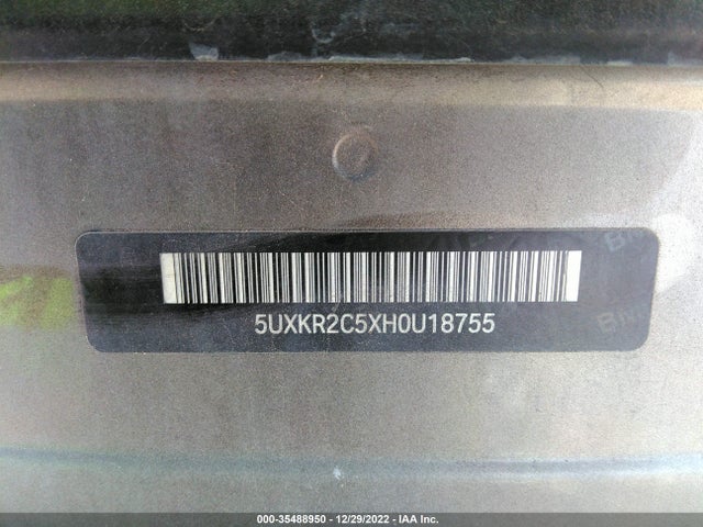 BMW X5 Sdrive35i 2017 5UXKR2C5XH0U18755 Image 9