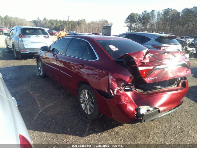 2017 TOYOTA CAMRY XLE/SE/LE/XSE VIN: 4T1BF1FK6HU656256