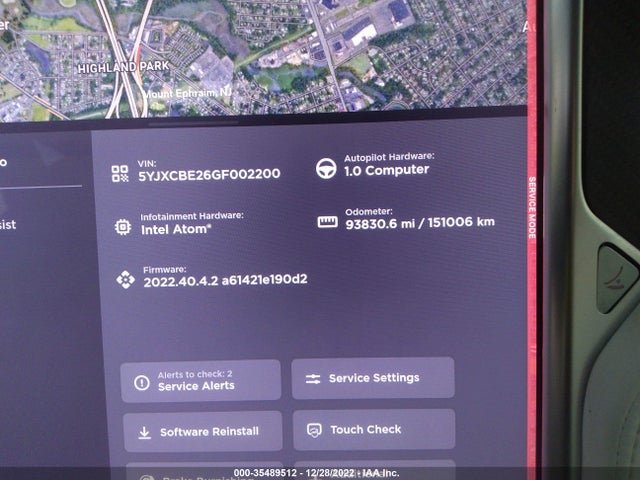 2016 Tesla Model X, VIN: 5YJXCBE26GF002200
