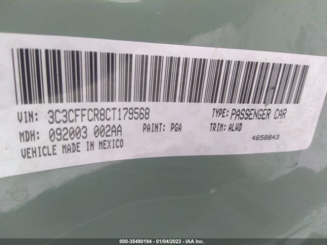 3C3CFFCR8CT179568 Fiat 500