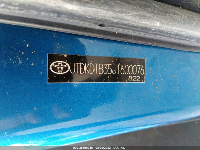 2018 Toyota Prius, VIN: JTDKDTB35J1600076