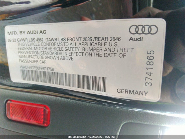 2023 Audi A5, VIN: WAUFACF56PA011758
