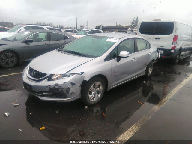 2013 HONDA CIVIC SDN LX VIN: 19XFB2F57DE259987