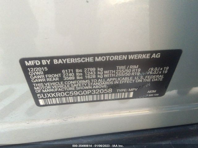 5UXKR0C59G0P32058 BMW X5 Xdrive35i