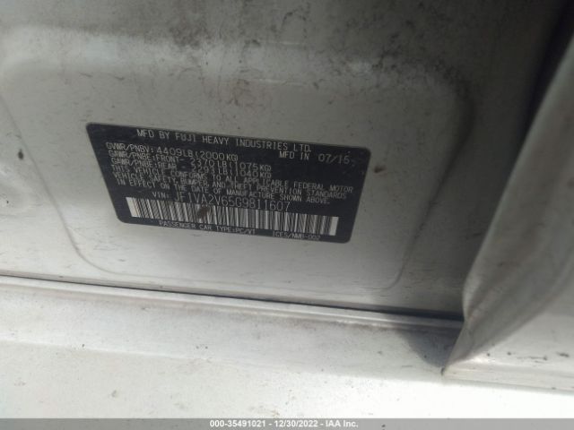 JF1VA2V65G9811607 Subaru Wrx Sti