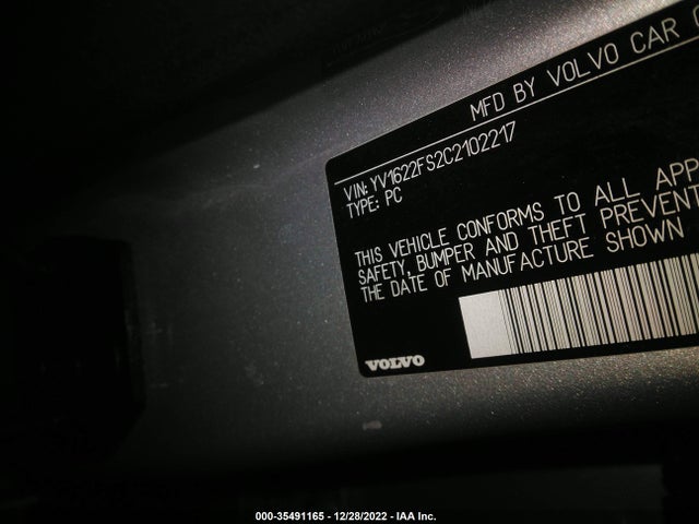 Volvo S60 T5 2012 YV1622FS2C2102217 Image 9