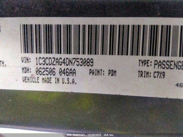 Dodge Avenger Se V6 2013 1C3CDZAG4DN753089 Image 9