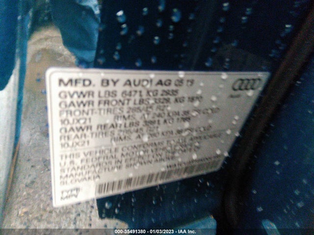 2019 Audi Q8, VIN: WA1CVAF19KD041687