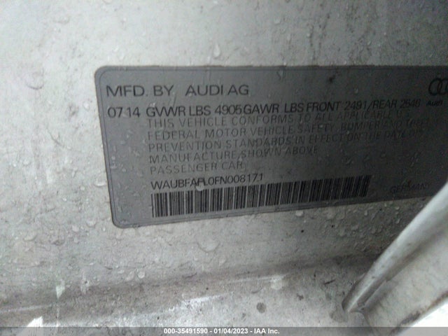 WAUBFAFL0FN008171 Audi A4 PREMIUM