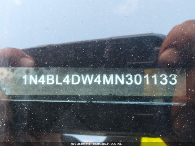 1N4BL4DW4MN301133 Nissan Altima Sv Intelligent Awd